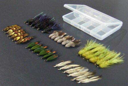 An essential TROUT FLIES Pack STREAMERS